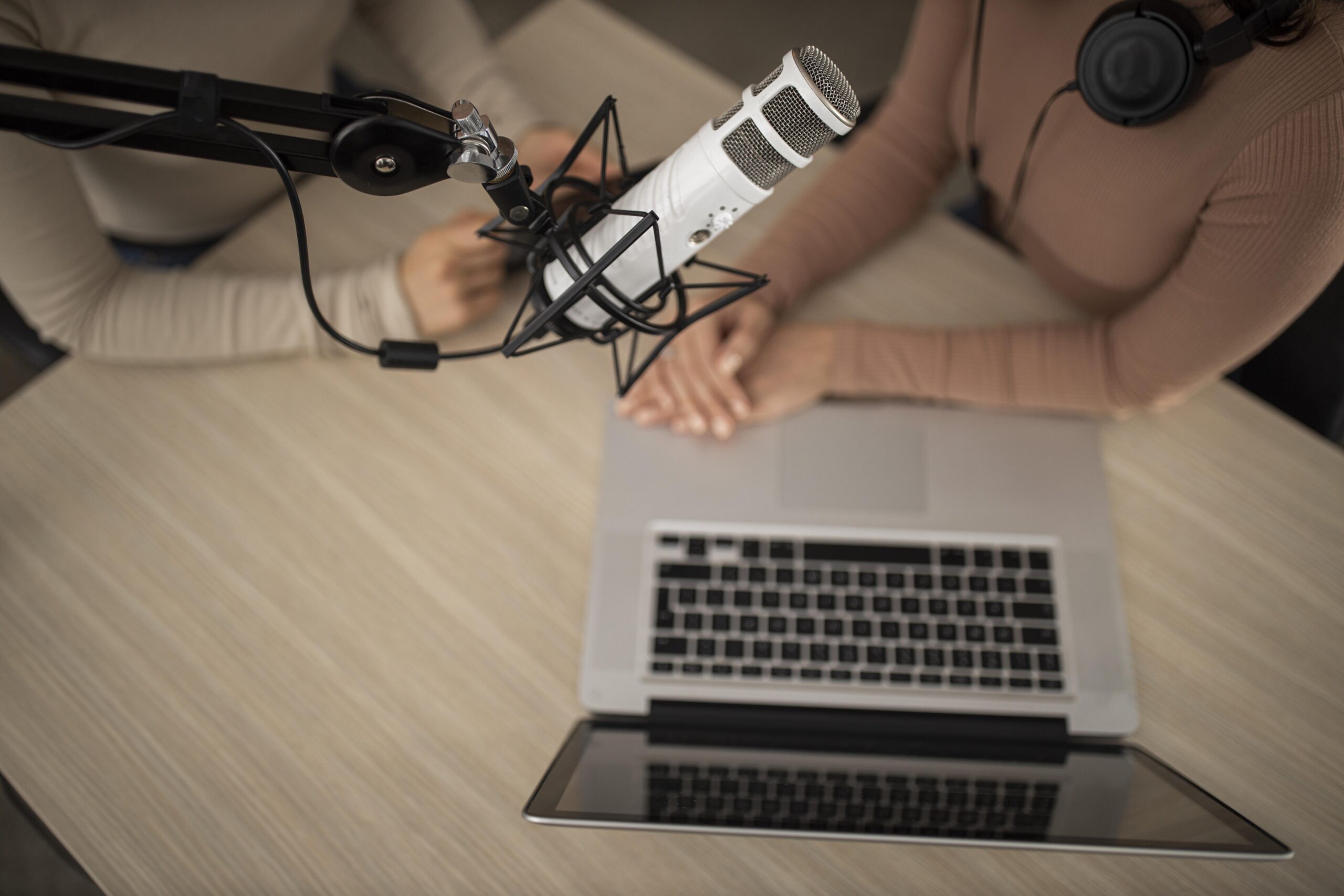 top-view-women-doing-radio-together